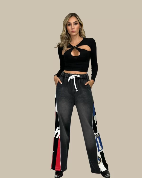 RACING STRIPE DENIM